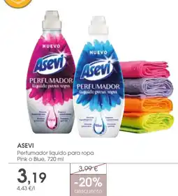 Supermercados Plaza ASEVI Perfumador liquido para ropa Pink o Blue oferta