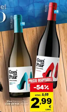 Masymas CON UN PAR Vino Blanco o Tinto oferta