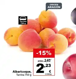 Masymas Albaricoque, Tarrina oferta