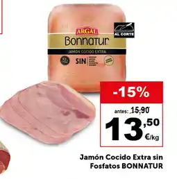 Masymas BONNATUR Jamón Cocido Extra sin Fosfatos oferta