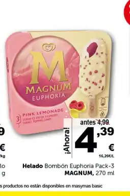 Masymas MAGNUM Helado Bombón Euphoria oferta