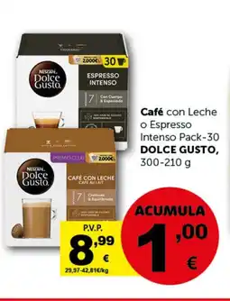 Masymas DOLCE GUSTO Café con Leche o Espresso Intenso Pack-30 oferta