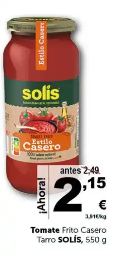 Masymas SOLÍS Tomate Frito Casero Tarro oferta