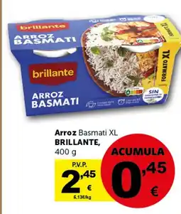 Masymas BRILLANTE Arroz Basmati XL oferta