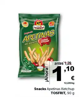 Masymas TOSFRIT Snacks Apetinas Ketchup oferta