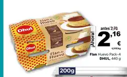 Masymas DHUL Flan Huevo Pack-4 oferta
