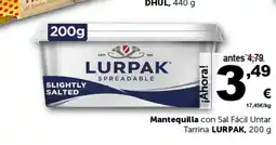 Masymas LURPAK Mantequilla con Sal Fácil Untar Tarrina oferta
