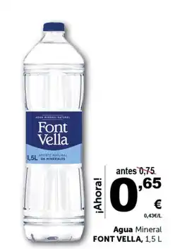 Masymas FONT VELLA Agua Mineral oferta