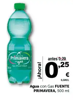 Masymas FUENTE PRIMAVERA Agua con Gas oferta