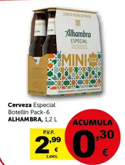 Masymas ALHAMBRA Cerveza Especial Botellín Pack-6 oferta