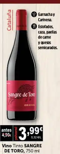 Masymas SANGRE DE TORO Vino Tinto oferta