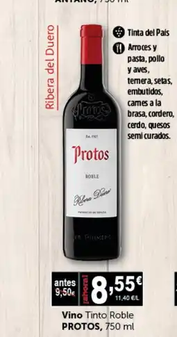 Masymas PROTOS Vino Tinto Roble oferta