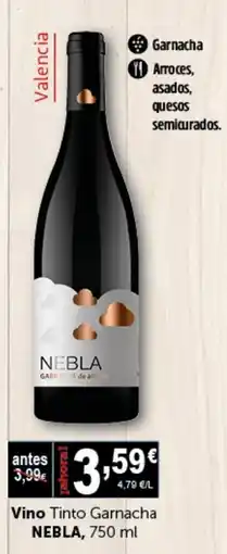 Masymas NEBLA Vino Tinto Garnacha oferta