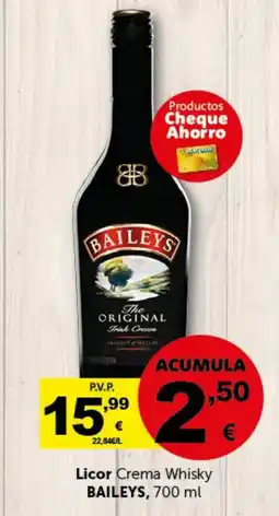 Masymas BAILEYS Licor Crema Whisky oferta