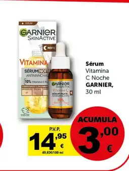 Masymas GARNIER Sérum Vitamina C Noche oferta