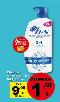 Masymas H&S Champú Anticaspa 2 En 1 oferta
