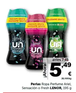 Masymas LENOR Perlas Ropa Perfume Ariel, Sensación o Fresh oferta