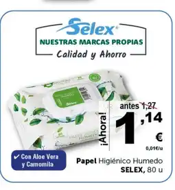 Masymas SELEX Papel Higiénico Humedo oferta