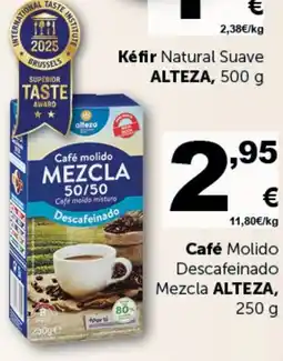 Masymas ALTEZA Café Molido Descafeinado Mezcla oferta