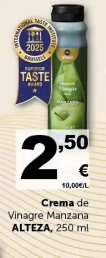 Masymas ALTEZA Crema de Vinagre Manzana oferta
