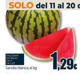 Unide Supermercados Sandía blanca oferta