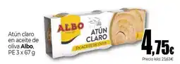 Unide Supermercados ALBO Atún claro en aceite de oliva oferta