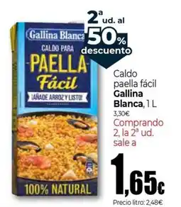 Unide Supermercados GALLINA BLANCA Caldo paella fácil oferta