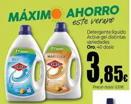 Unide Supermercados Detergente líquido Active gel distintas variedades oferta