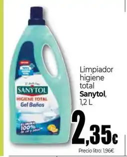 Unide Supermercados SANYTOL Limpiador higiene total oferta