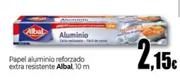 Unide Supermercados ALBAL Papel aluminio reforzado extra resistente oferta