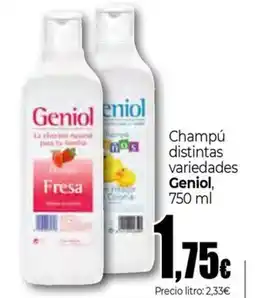 Unide Supermercados GENIOL Champú distintas variedades oferta