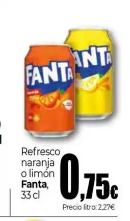 Unide Supermercados FANTA Refresco naranja o limón oferta
