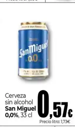 Unide Supermercados SAN MIGUEL Cerveza sin alcohol oferta