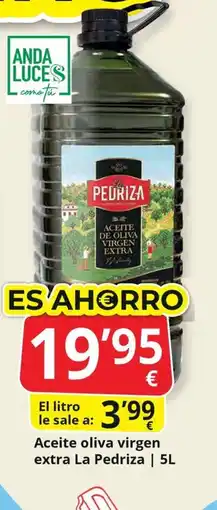 Supermercados MAS LA PEDRIZA Aceite oliva virgen extra oferta