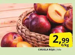 Supermercados MAS Ciruela roja oferta