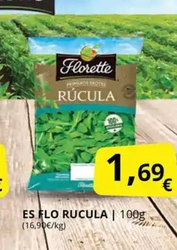 Supermercados MAS Es flo rucula oferta