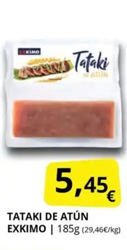 Supermercados MAS EXKIMO Tataki de atún oferta