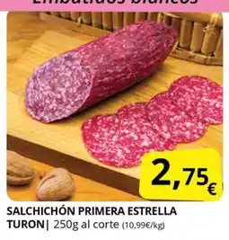 Supermercados MAS Salchichón primera estrella turon oferta