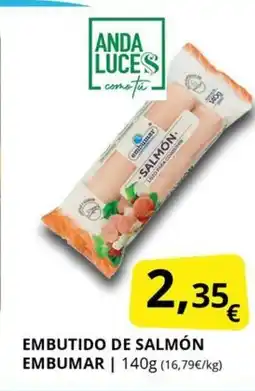 Supermercados MAS EMBUMAR Embutido de salmón oferta
