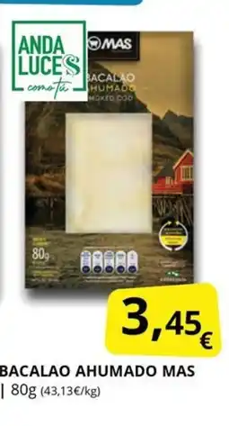 Supermercados MAS Bacalao ahumado mas oferta