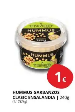 Supermercados MAS Hummus garbanzos clasic ensalandia oferta
