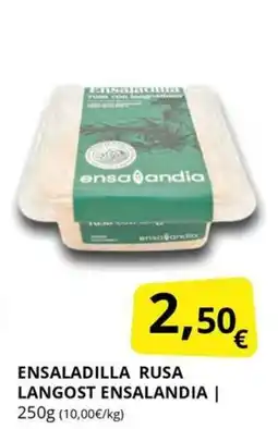 Supermercados MAS Ensaladilla rusa langost ensalandia oferta