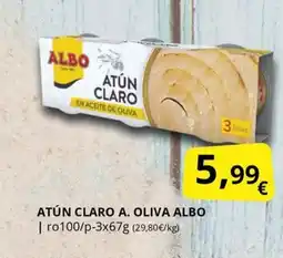 Supermercados MAS ALBO Atún claro a. oliva oferta