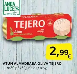 Supermercados MAS TEJERO Atún almadraba oliva oferta