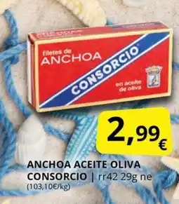 Supermercados MAS CONSORCIO Anchoa aceite oliva oferta
