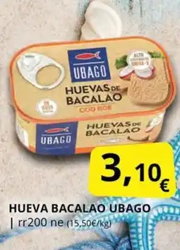 Supermercados MAS UBAGO Hueva bacalao oferta