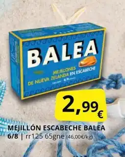 Supermercados MAS BALEA Mejillón escabeche oferta