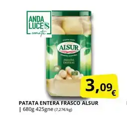 Supermercados MAS ALSUR Patata entera frasco oferta