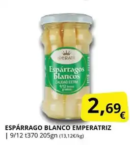 Supermercados MAS EMPERATRIZ Espárrago blanco oferta