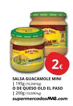 Supermercados MAS Salsa guacamole mini oferta